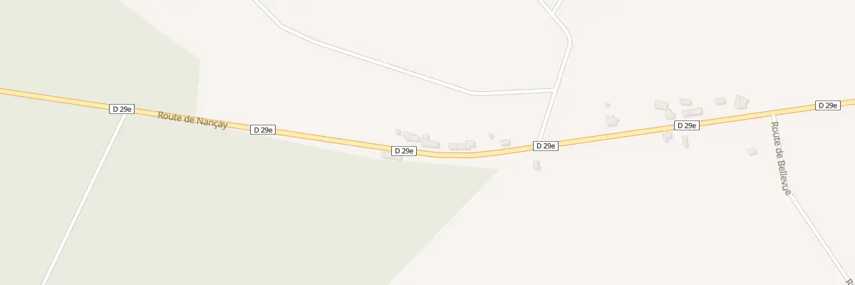 Plan du 58 Rte de Nançay à Presly