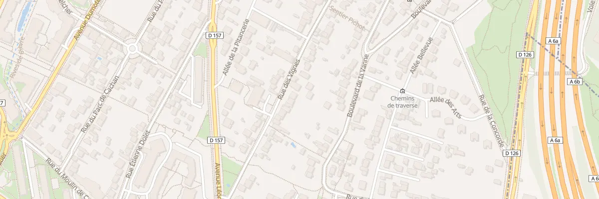 Plan du 117 Rue des Vignes à Cachan