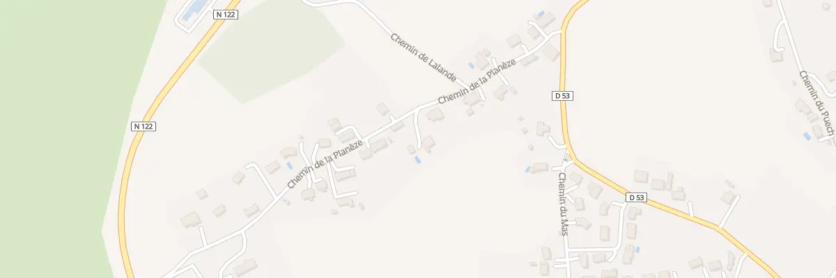 Plan du 9 Che de la Planèze à Sansac-de-Marmiesse