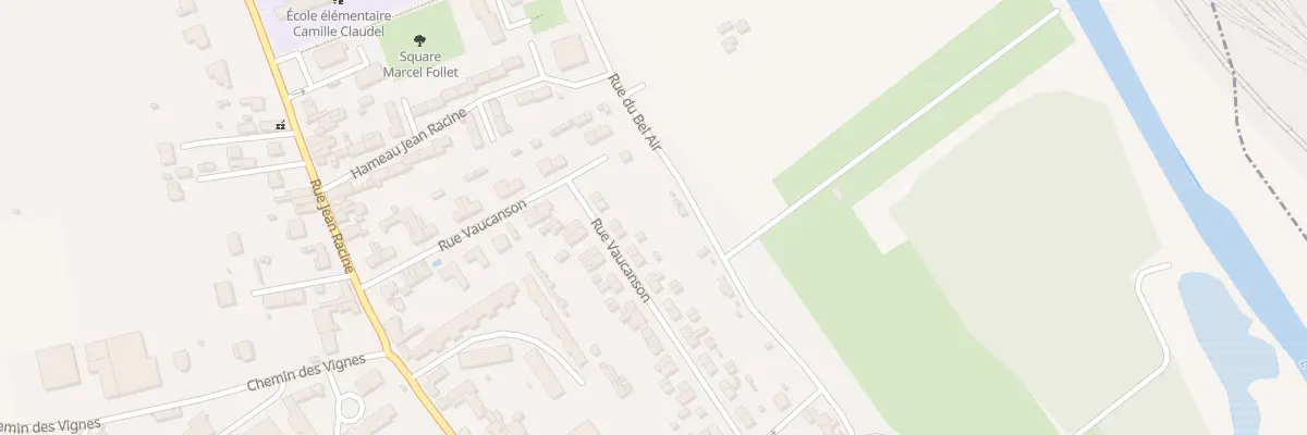 Plan du 33 Rue Vaucanson à Amiens