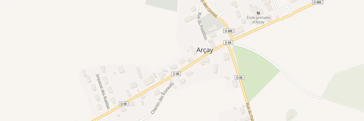 Plan du 18 Rue Grande Rue à Arçay