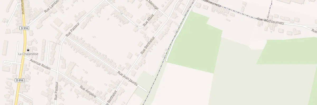 Plan du 25 Rue Berthelot à Saint-Pol-sur-Ternoise