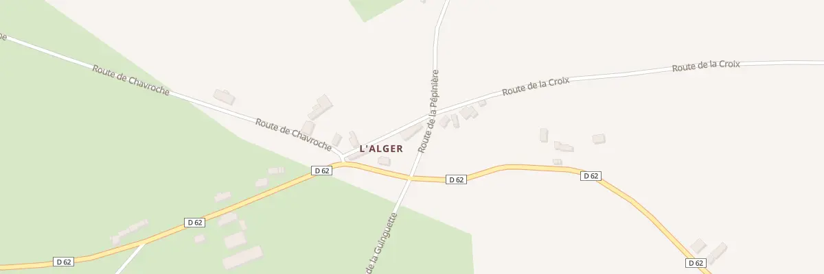 Plan du 47 Rte de la Pépinière à Reigny