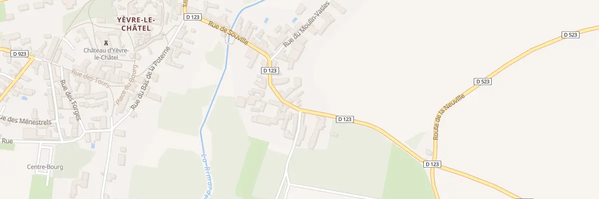 Plan du 7 Rte de Givraines à Yèvre-la-Ville