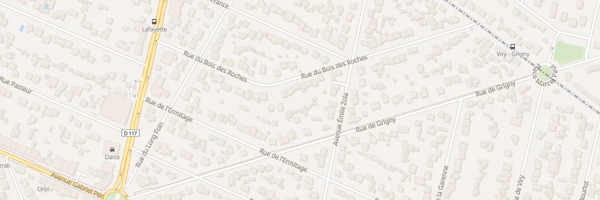 Plan du 32 Rue du Bois des Roches à Sainte-Geneviève-des-Bois