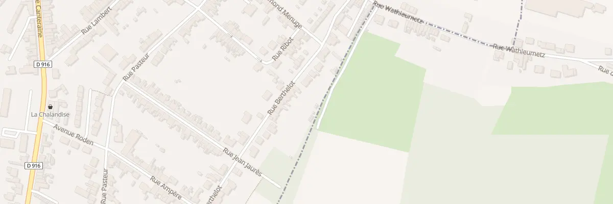 Plan du 21 Rue Berthelot à Saint-Pol-sur-Ternoise
