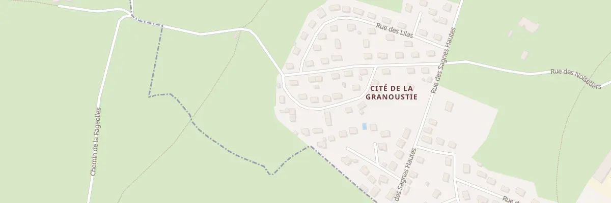 Plan du 25 Rue des Primeveres au Vigean