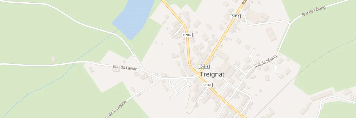 Plan du 9 Rue des Forges à Treignat
