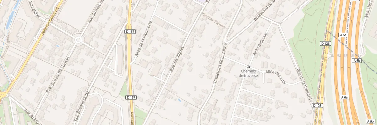 Plan du 113 Rue des Vignes à Cachan