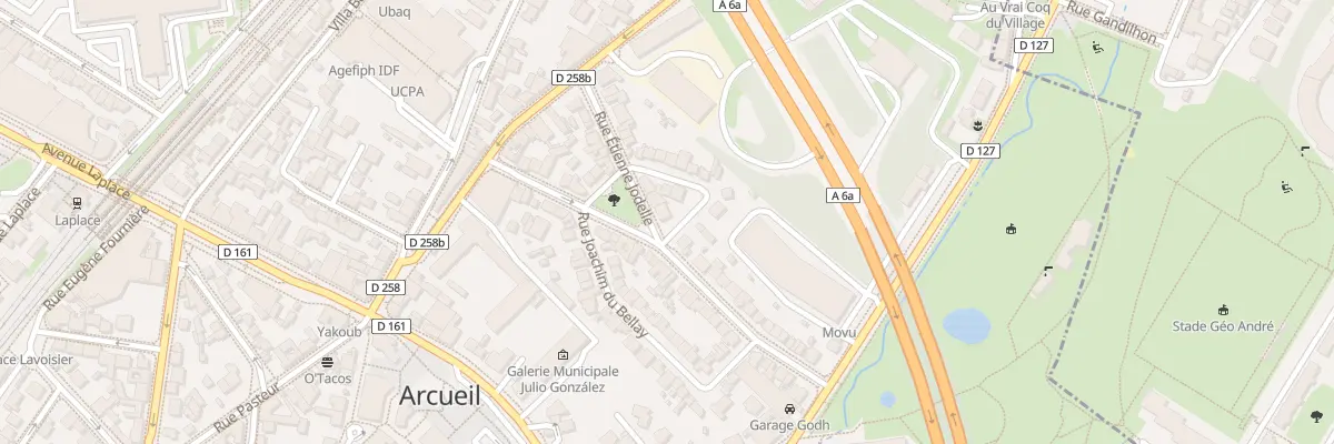 Plan du 21 Rue Etienne Jodelle à Arcueil