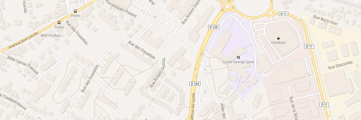 Plan du 5 Rue Robert Desnos à Domont