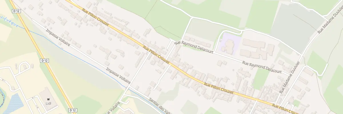 Plan du 450 Rue Pillon Crouzet à Bury