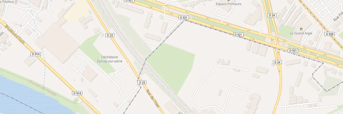 Plan du 9001 Av du Col Fabien à Saint-Denis