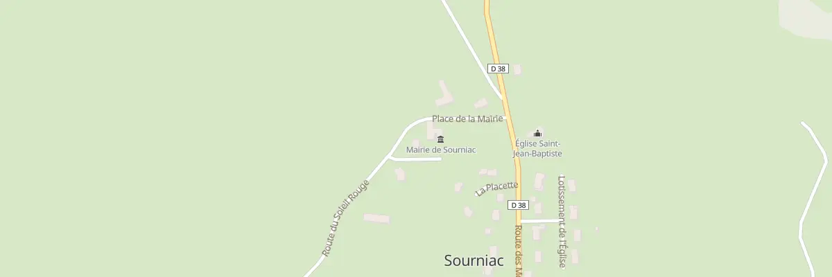 Plan du 6001 Lachaze Ouest à Sourniac