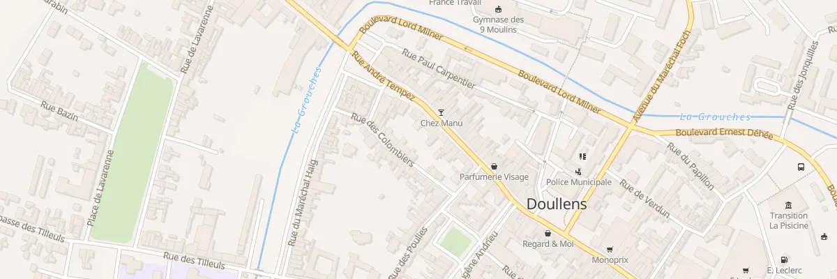 Plan du 22 Rue André Tempez à Doullens