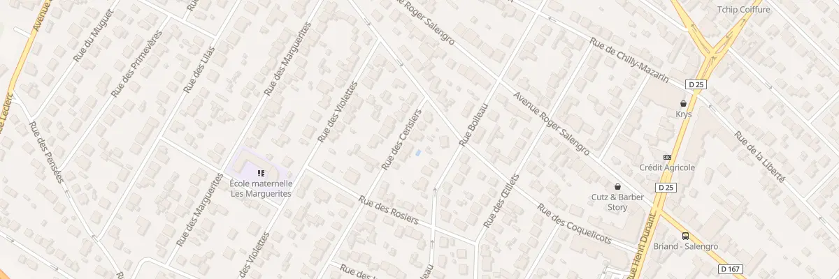 Plan du 18 Rue des Cerisiers à Savigny-sur-Orge