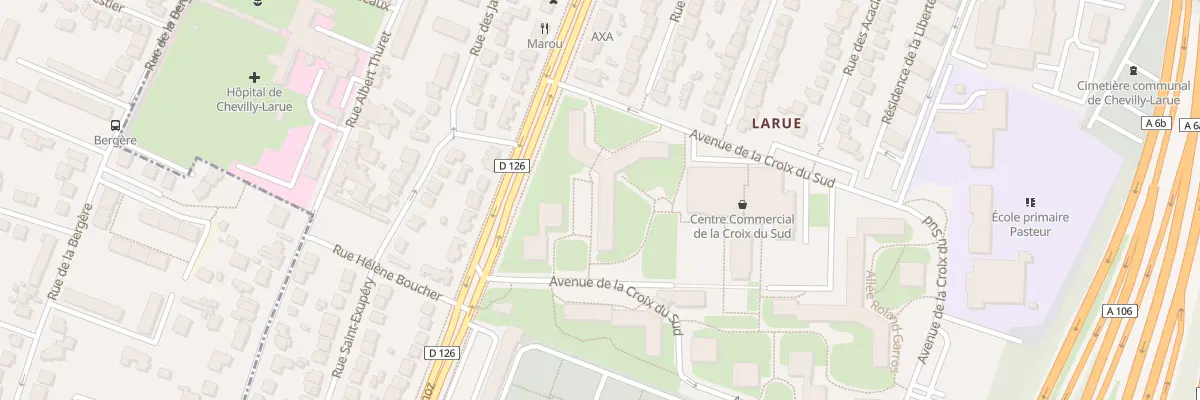 Plan du 3 All Maryse Bastié à Chevilly-Larue