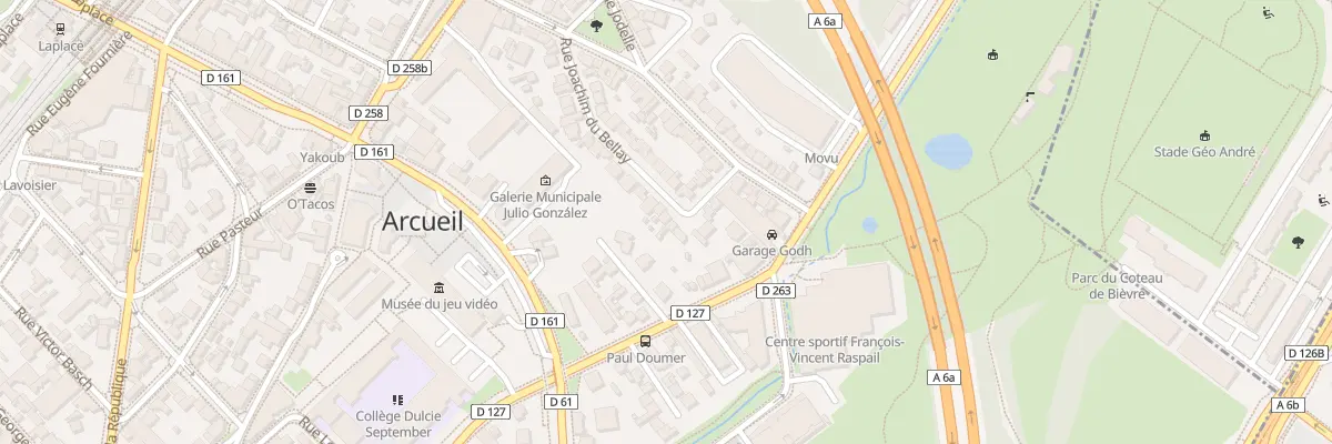 Plan du 44 Rue Joachim du Bellay à Arcueil