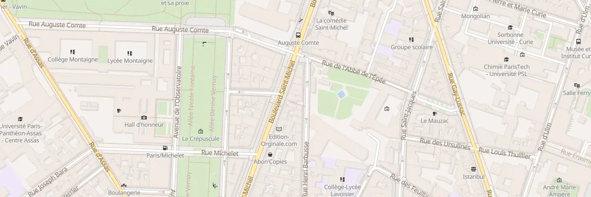 Plan du 113 Bd Saint-Michel à Paris 5e Arrondissement