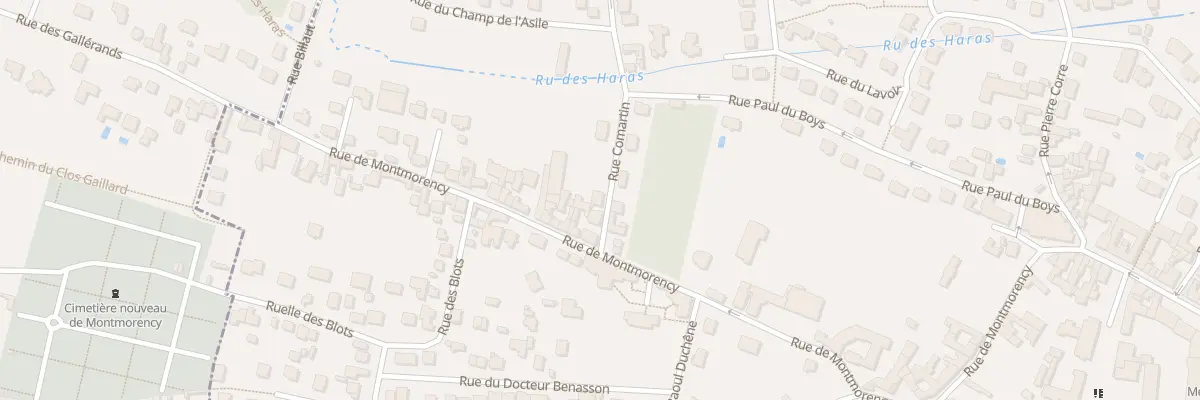 Plan du 5 Rue Comartin à Groslay