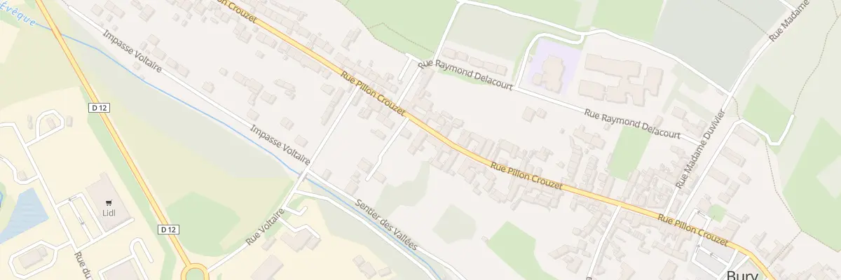 Plan du 411 Rue Pillon Crouzet à Bury
