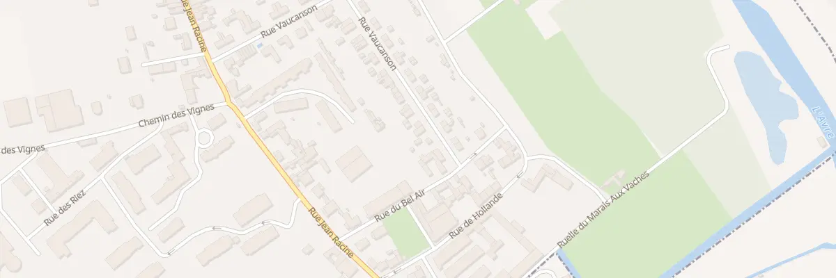 Plan du 40 Rue Vaucanson à Amiens
