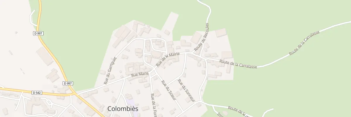 Plan du 5050 Rue de la Mairie à Colombiès