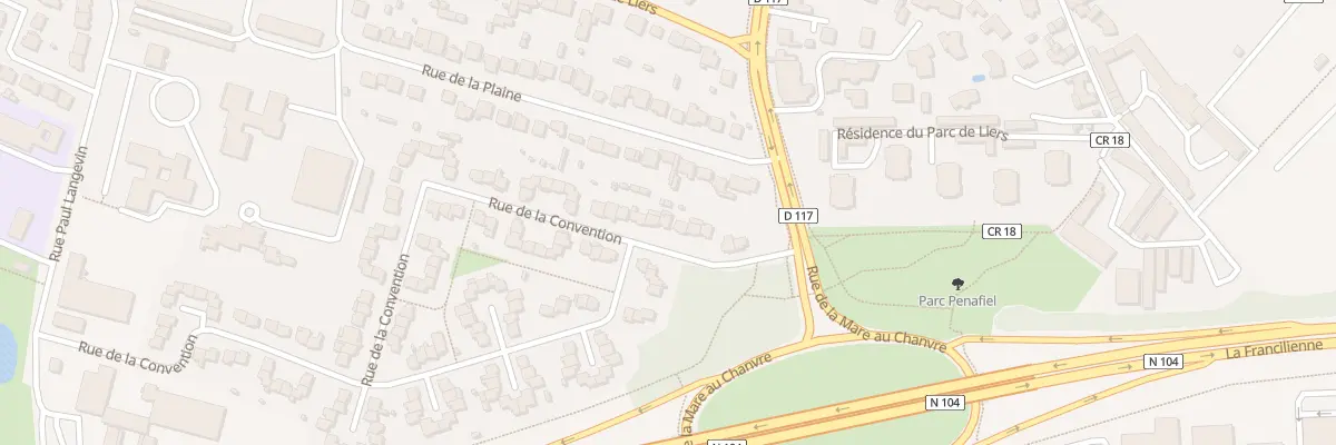 Plan du 112 Rue de la Convention à Sainte-Geneviève-des-Bois