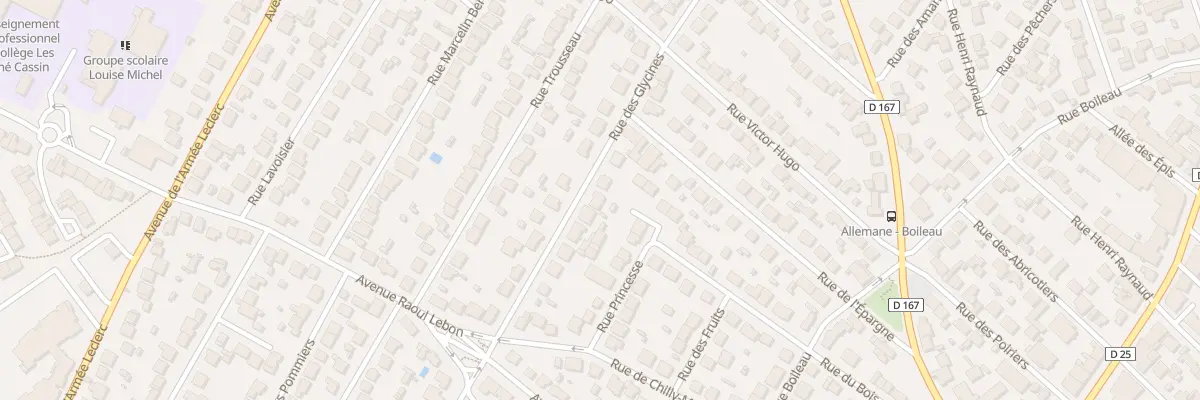 Plan du 14 Rue des Glycines à Savigny-sur-Orge