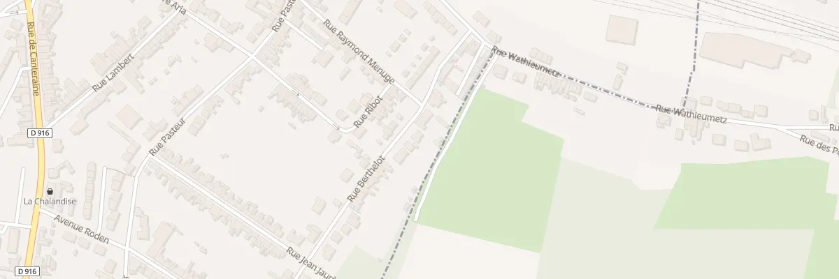 Plan du 13 Rue Berthelot à Saint-Pol-sur-Ternoise