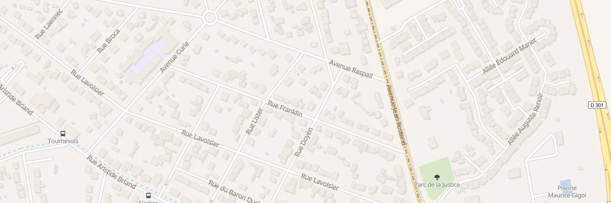 Plan du 16 Rue Franklin à Domont