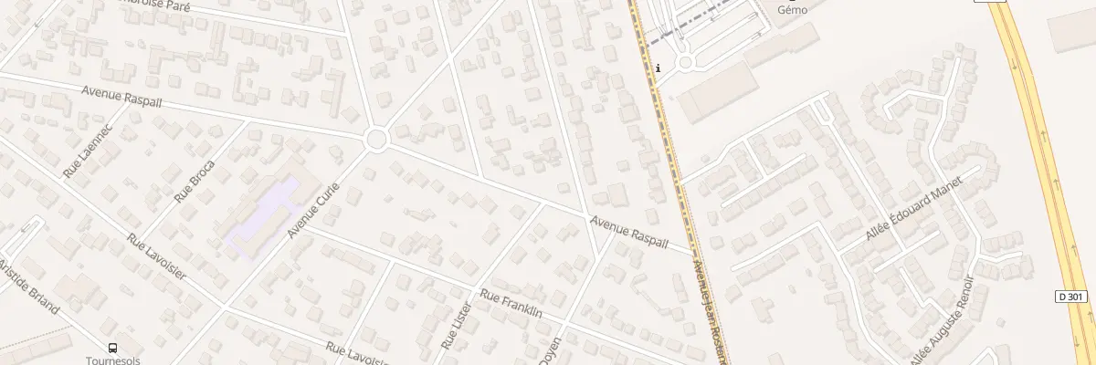 Plan du 10 Av Raspail à Domont