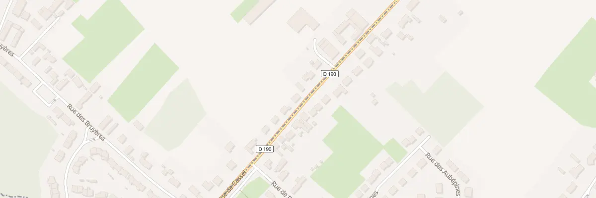 Plan du 2576 Rue de Cassel à Wardrecques