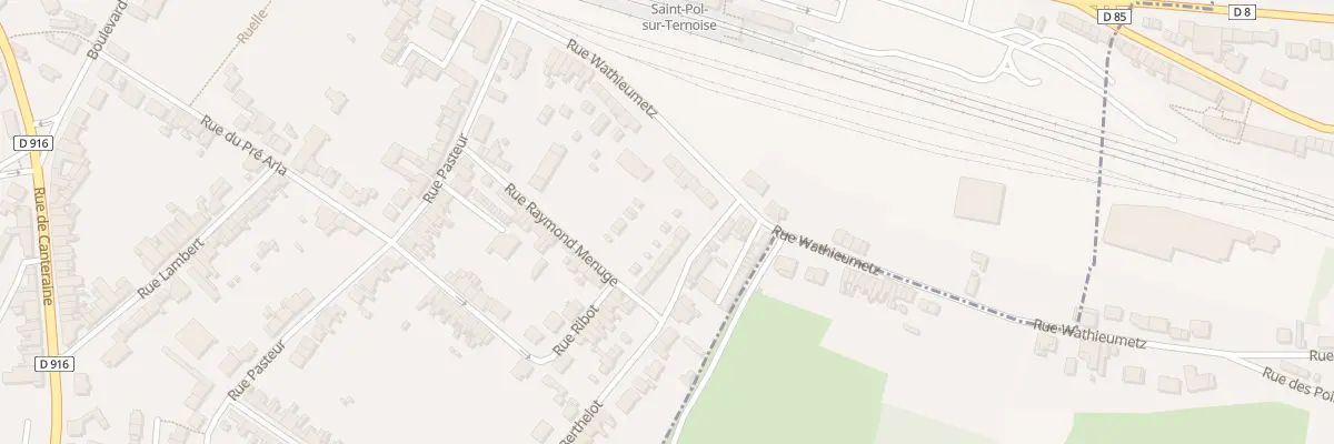 Plan du 2 Rue Berthelot à Saint-Pol-sur-Ternoise