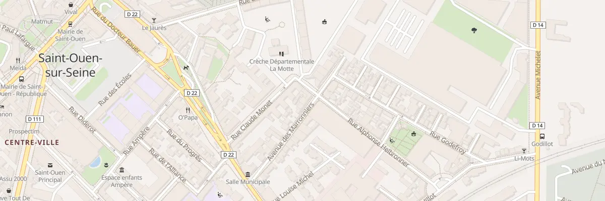 Plan du 27 Av des Marronniers à Saint-Ouen-sur-Seine