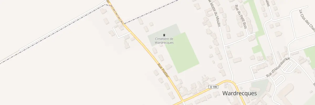 Plan du 5 Rue Pottier à Wardrecques