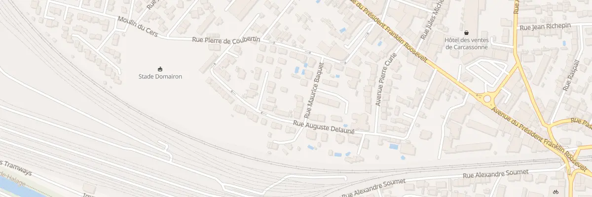 Plan du 8B Rue Maurice Baquet à Carcassonne