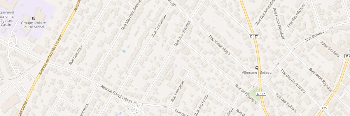 Plan du 16 Rue des Glycines à Savigny-sur-Orge