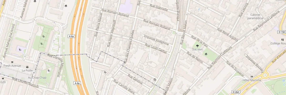 Plan du 17 Rue Louis Gaillet à Gentilly