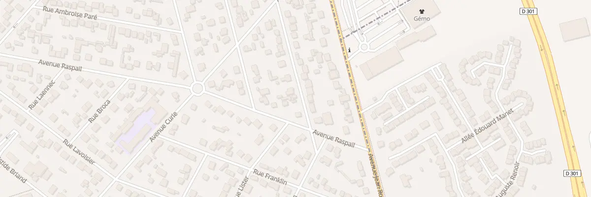 Plan du 1 Rue Branly à Domont