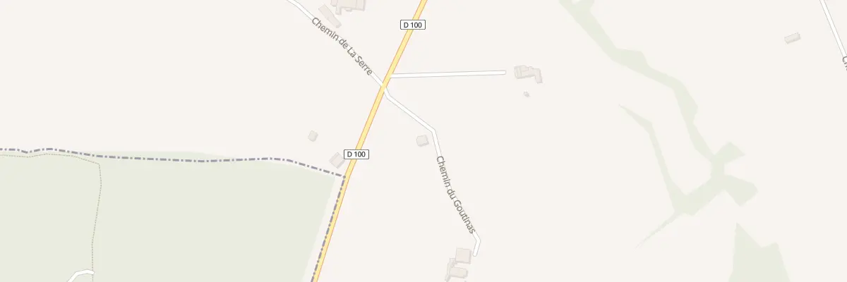 Plan du 88 Che du Goutinas à Saint-Julien-Gaulène