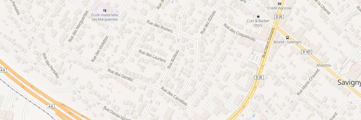 Plan du 34 Rue Boileau à Savigny-sur-Orge