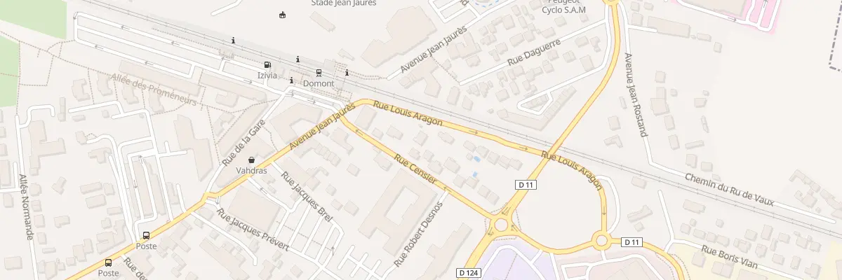 Plan du 1T Rue Censier à Domont