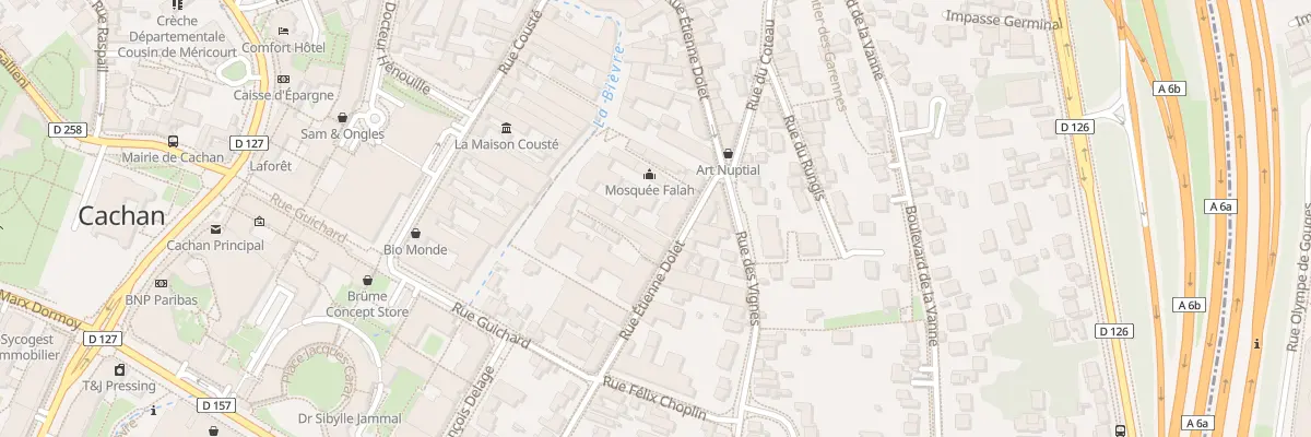 Plan du 66 Rue Etienne Dolet à Cachan