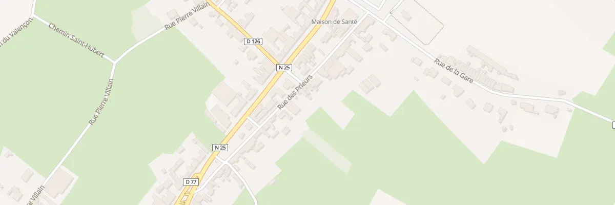 Plan du 38 Rue des Prieurs à Beauval