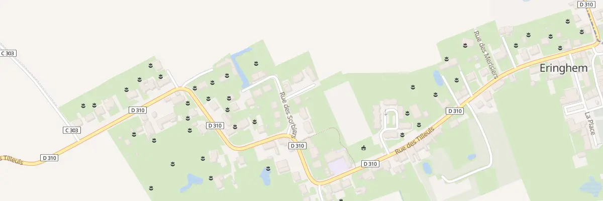 Plan du 544 Rue des Sorbiers à Eringhem