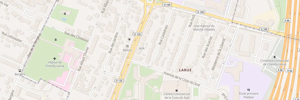 Plan du 26 Rue Castelnau à Chevilly-Larue