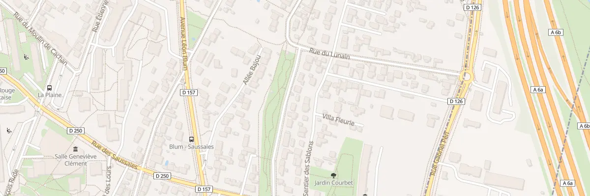 Plan du 215 Bd de la Vanne à Cachan