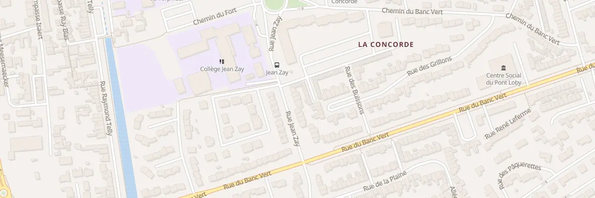 Plan du 45 Rue Jean Zay à Dunkerque