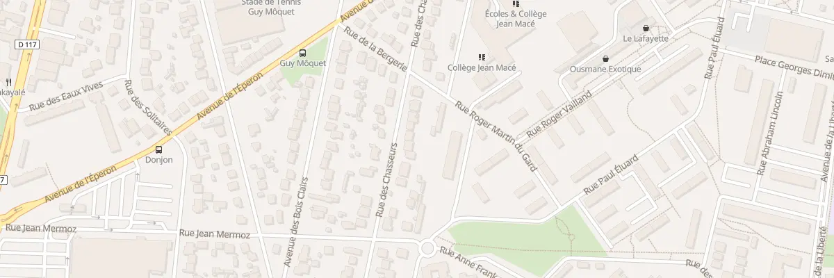 Plan du 23 Rue des Chasseurs à Sainte-Geneviève-des-Bois